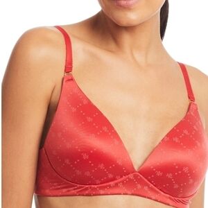 Bundle Of 2 Lauren Ralph Lauren Comfort Collection Repeat-Logo Wireless Bra,